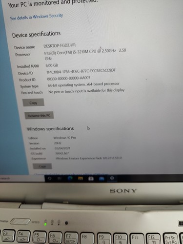 Sony vaio svs15 laptop - sony,